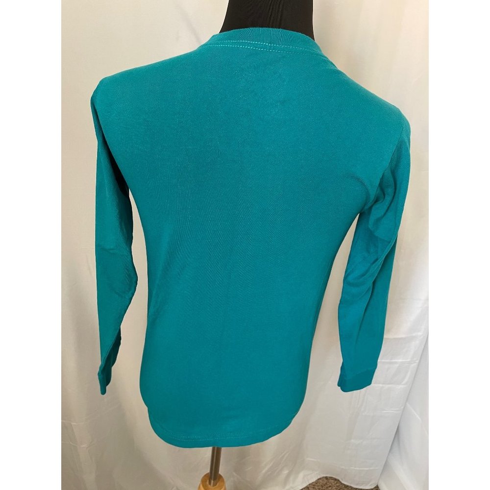 O'Neill Men's Teal Long Sleeve "O'Neill" Front Graphic Tee - Picture 6 of 9